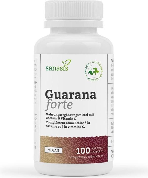 Sanasis Guarana forte Kapsel (100 Stück, Kapseln, 85 g)