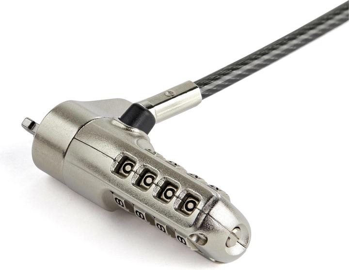Immagine prodotto StarTech LTLOCKNANO lucchetto per laptop (cavo da 2 m, Nano lock, combinazione selezionabile individualmente)