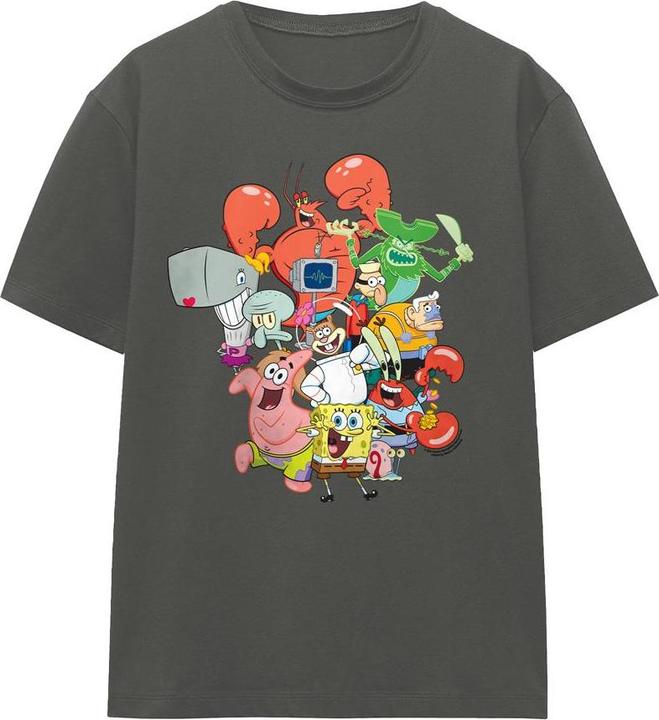 Image du produit Spongebob Squarepants - T-shirt THE WHOLE GANG - Adulte (XXL)