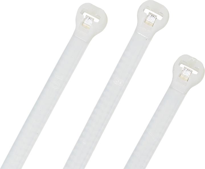 Actual product image Steffen Cable tie with steel nose 155x3.6mm, nature (Plastic cable ties, 155 mm, 1 pcs.)