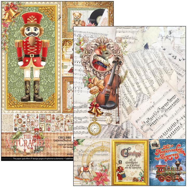 Produktbild Ciao Bella Papier-Set "Nutcracker", 9 Blatt, A4 (Geschenkpapier, 9 x)
