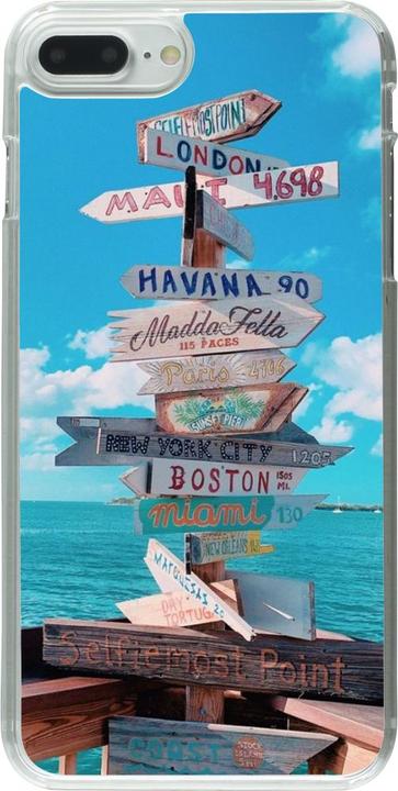 Actual product image PhoneLook Cover transparent Cool Cities Directions (Apple iPhone 7 Plus)