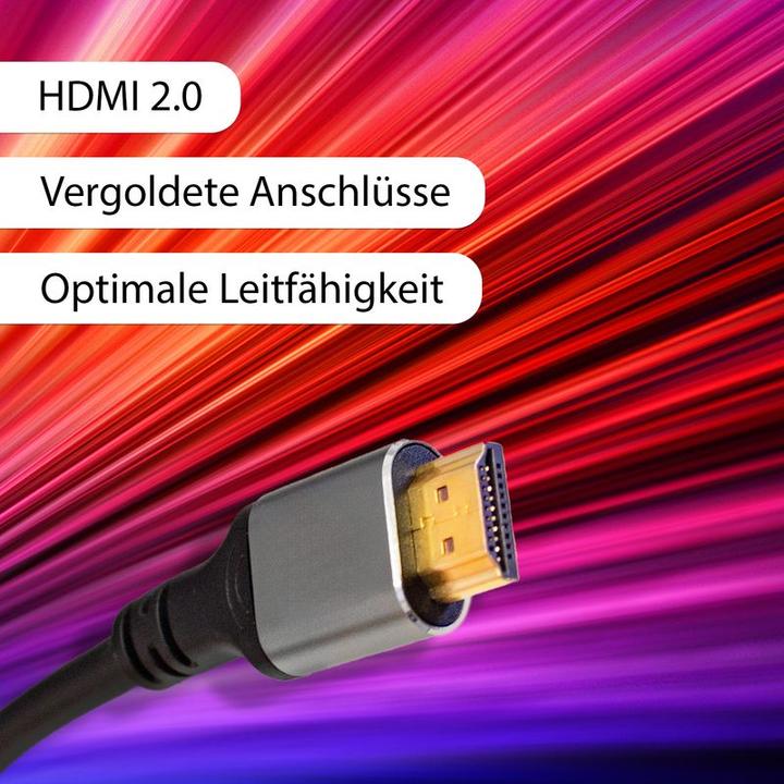 Actual product image Hermex HDMI to HDMI Cable 1m 4K UHD High Speed HDMI Connection Cable Flat Cable (1 m, HDMI)