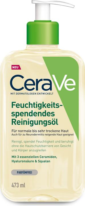 CeraVe Feuchtigkeitsspendendes Reinigungsöl (Reinigungslotion, 473 ml)