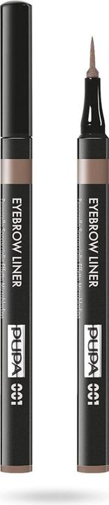 Pupa Milano Eyebrow Liner 001 Ash Brown 1.1ml (Ash Brown)