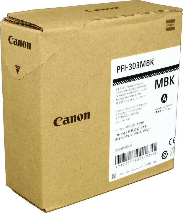 Actual product image Canon Pfi-303mbk (MBK)