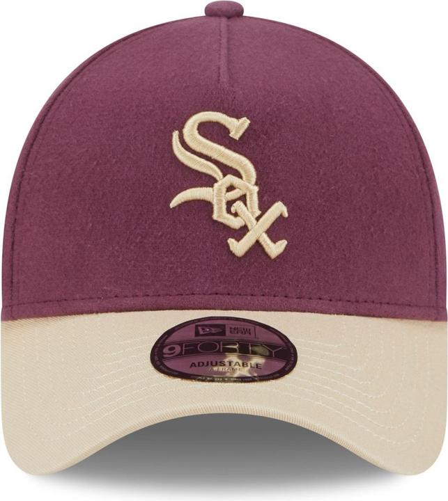 Actual product image New Era A-Frame 9Forty Cap MOLESKIN Chicago White Sox maroon (One size)