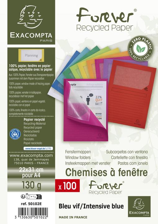 Produktbild Exacompta Sammelmappen - Aktendeckel (A4, 100 x)