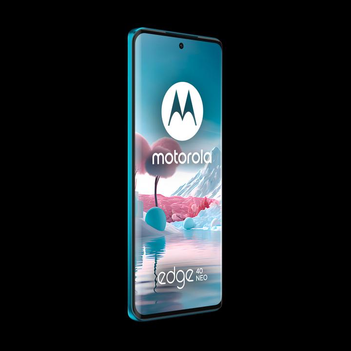 Produktbild Motorola Edge 40 Neo (256 GB, Caneel Bay, 6.55", SIM + eSIM, 50 Mpx, 5G)