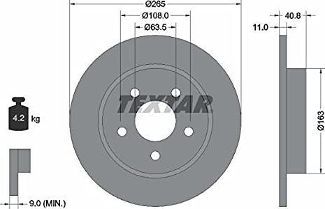 Textar Bremsscheibe 92133703