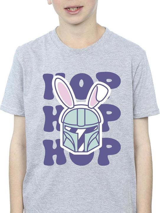 Actual product image Star Wars Boys The Mandalorian Hop Into Easter T-Shirt (140, 146)