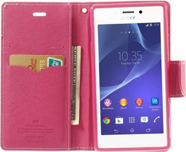 Actual product image Goospery Fancy Diary Series (Sony Xperia M2 Dual, Sony Xperia M2)