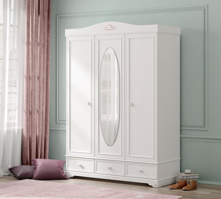 Actual product image Cilek Closet Rustik 3 doors (140 cm)
