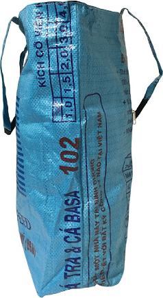 Produktbild Bekos Upcycling - Grosser Shopper XXL aus recycelten Fischfuttersäcke blau