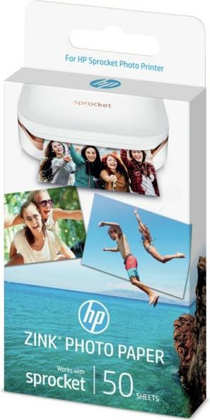 Image du produit HP Sprocket Fotopapier Zink (290 g/m², Photo (5x7.6cm), 50 x)