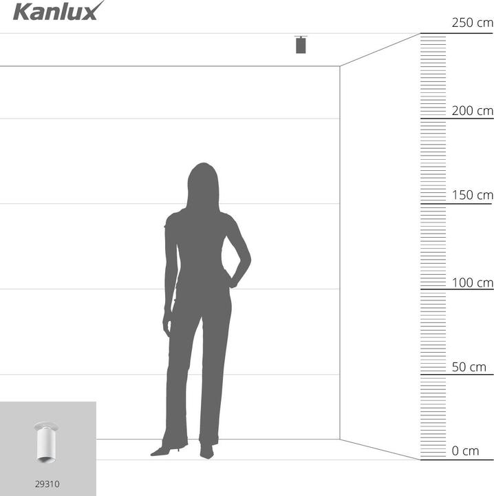 Actual product image Kanlux 29310 CHIRO GU10 DTO-W Recessed light fitting (GU10)
