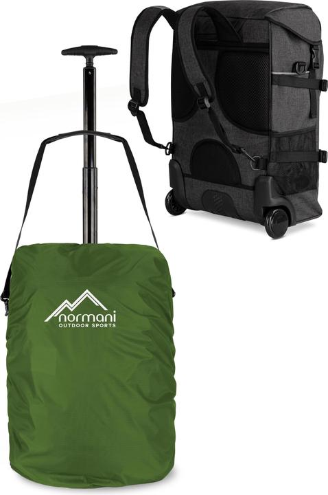 Produktbild Normani Rucksack mit Trolleyfunktion 37 L und Regenüberzug (37 l)
