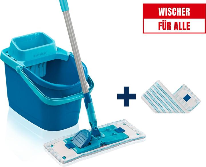 Produktbild Leifheit Set POWER CLEAN M mit 2x Ersatzbezug micro duo (2 Stk.)