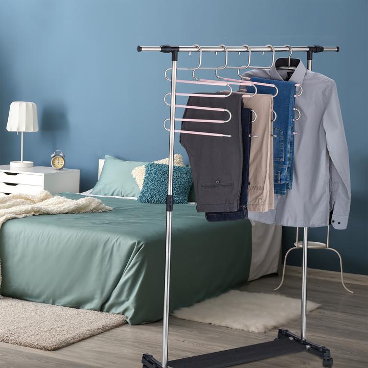 Image du produit Relaxdays 4x cintres pour pantalons multiples (1 x)
