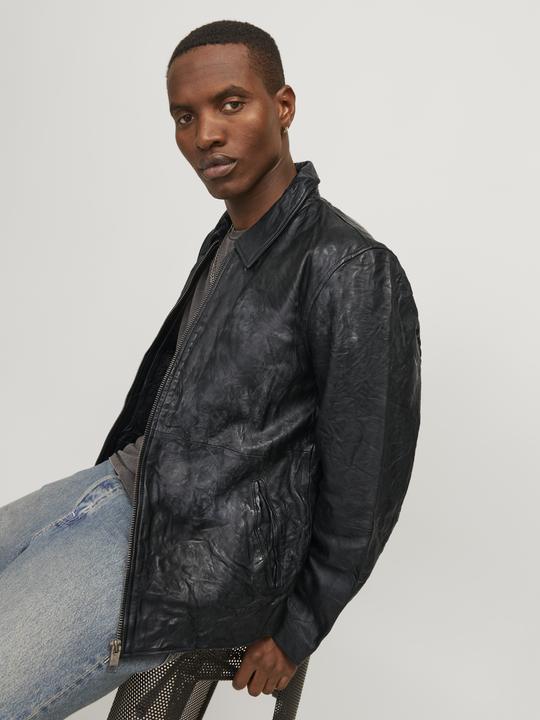 Produktbild Jack & Jones Jorcrincle Leather Jkt Styd Aw24 (S)