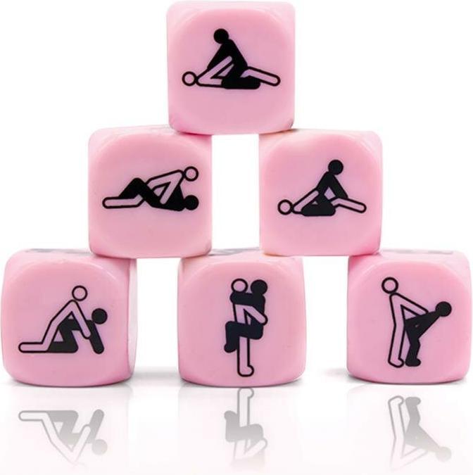 Secret play Pittogrammi del Kamasutra a cubo 6 posizioni 25 mm (Gioco di dadi)