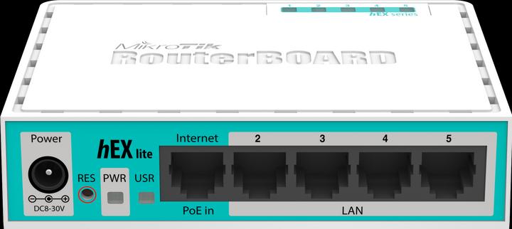 Actual product image MikroTik Router hEX Lite RB750R2