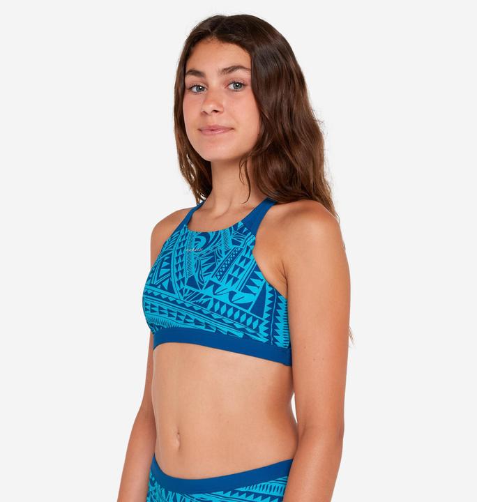 Image du produit Nabaiji Haut de maillot de bain natation Fille - 500 Kamyleon fatu bleu turquoise (14, 15, 16)