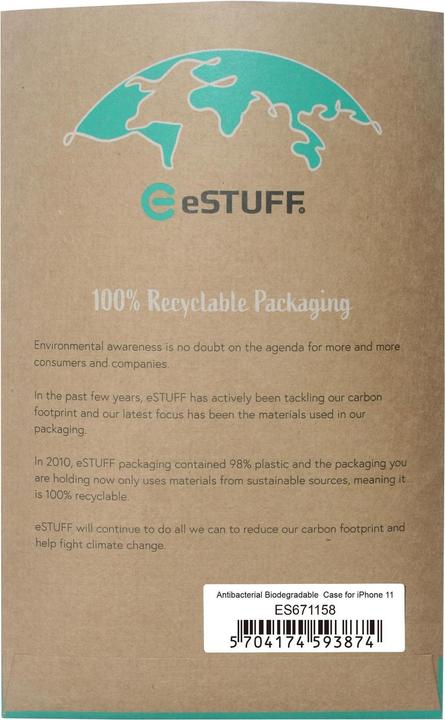 Image du produit eSTUFF Boîtier biodégradable (Apple iPhone 11)