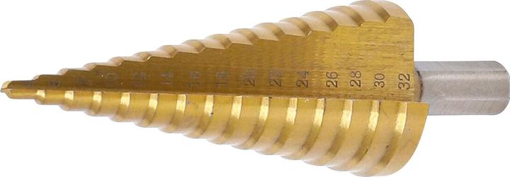 Image du produit BGS Foret étagé (4 mm, 6 mm, 8 mm, 10 mm, 12 mm, 14 mm, 16 mm, 18 mm, 20 mm, 22 mm, 24 mm, 26 mm, 28 cm, 30 mm, 32 mm)