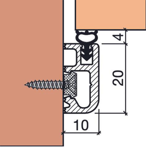 Actual product image Hebgo Retaining profiles 124/126