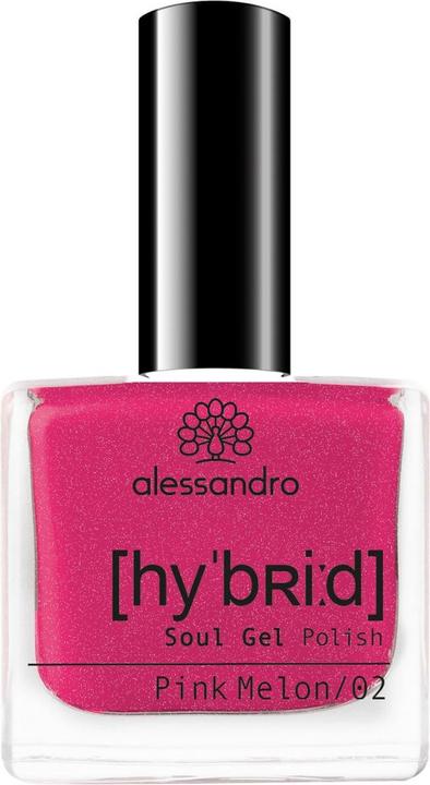 Immagine prodotto Alessandro Smalto Gel Hybrid Soul Pink Melon (Melone rosa, Smalto per unghie effetto gel)