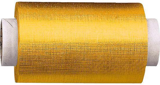 Produktbild Fripac Alu-Haarfolie Super-Plus 15 my Geprägt, 100 m x 12 cm Gold