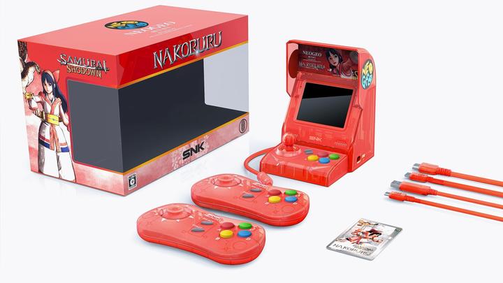Actual product image SNK Neo Geo Mini - Samurai Shodown Nakoruru Limited Edition (red)