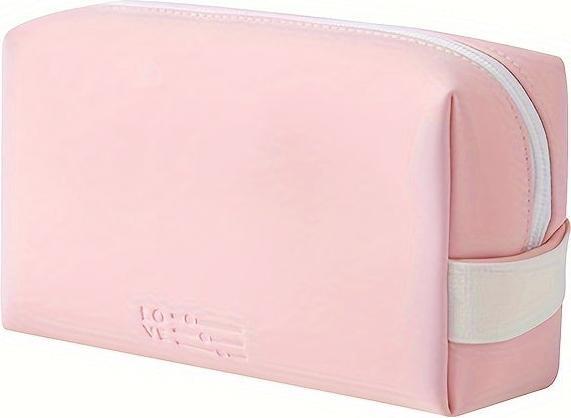 Produktbild Only-Bags.Store „Love“ Muster Kosmetiktasche, wasserdichte einfache Make-up-Organizer-Tasche, tragbare