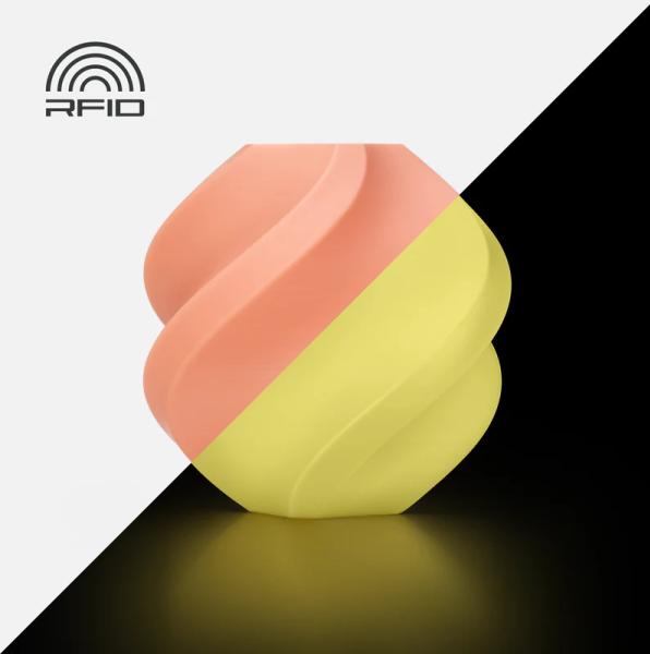 Immagine prodotto Bambu Lab PLA Glow - Arancione - 1,75 mm (PLA, 1.75 mm, Arancia)