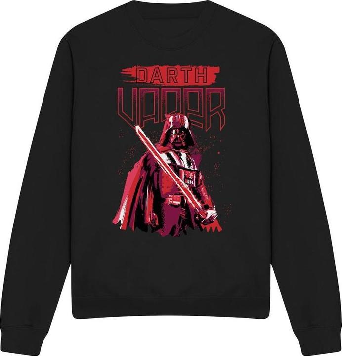 Actual product image Star Wars Unisex Adult Darth Vader Painted Sweatshirt (S)