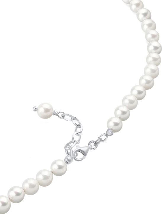 Image du produit Elli perle, collier de perles (Perles de coquillages, Argent sterling 925, Acier inoxydable, Pas de pierre, 42 cm)