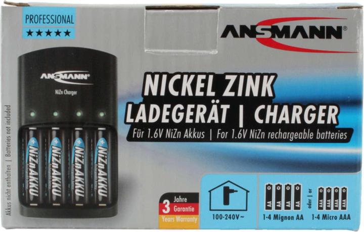 Immagine prodotto Ansmann Caricabatterie NiZn (1 pz., AAA, Caricabatterie senza batteria)