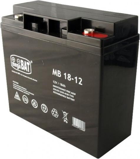 Megabat MB 18-12 USV-Batterie Plombierte Bleisäure (VRLA) 18 Ah