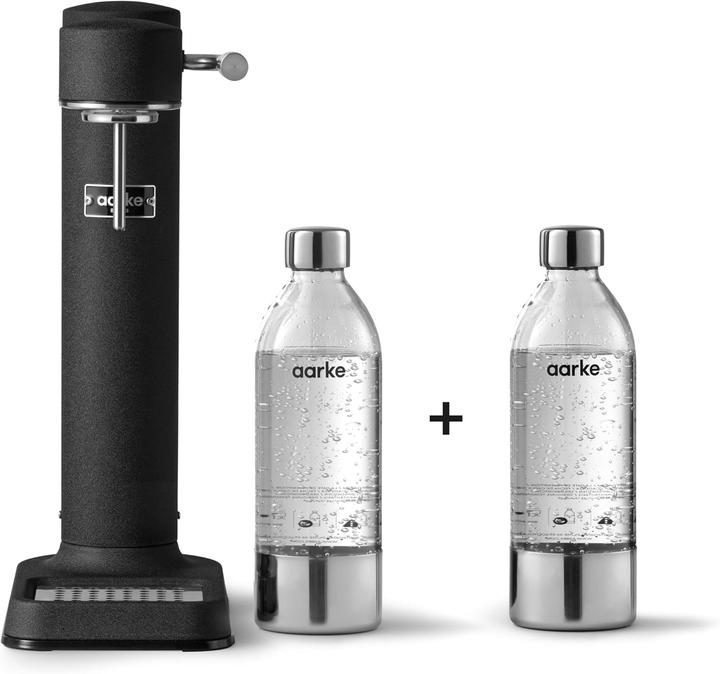 Actual product image Aarke Carbonator 3 Sodamaker met 2pack Flessen 800ml Afwerking Matzwart