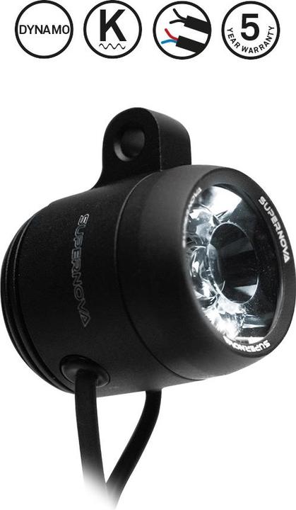 Actual product image Supernova E3 PURE 3 upside-down, dynamo headlight (205 lm)