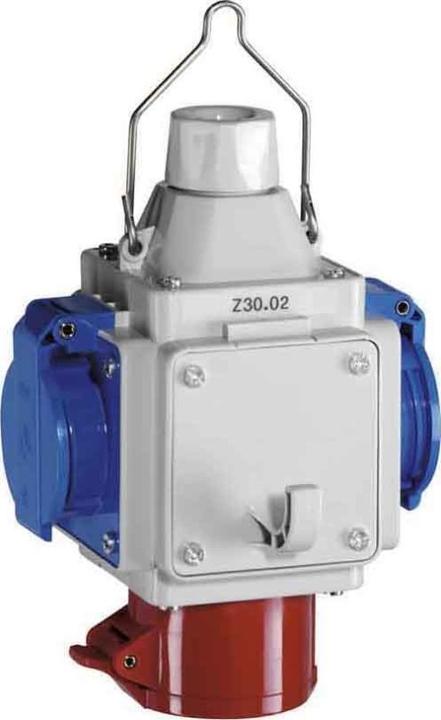 Actual product image ABL Energy cube with 3 x SCHUKO sockets, 1 x CEE 5/16A 400V 6h, IP44