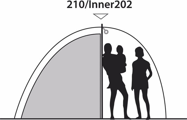 Actual product image Outwell Arizona 300 Tent (Dome tent, 12 kg, 3 persons)
