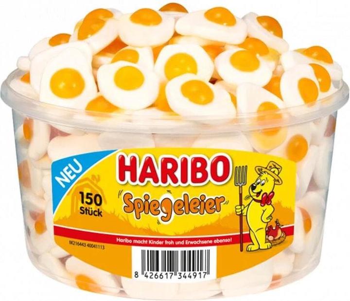 Haribo OEufs au plat (150 pcs, 1000 g)