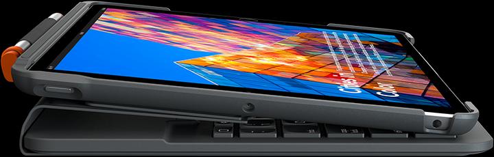 Actual product image Logitech slim folio (DE, iPad Air)