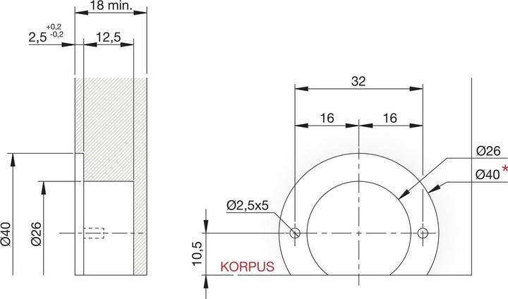 Produktbild Italiana Ferramenta KIMANA SKIN Klappenband, 3-teilig, Zamak vernickelt (1 Stk.)