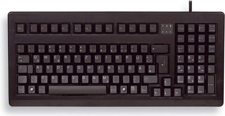 Actual product image CHERRY G80-1800, 19" Small Keyboard, Black (DE, Cable)