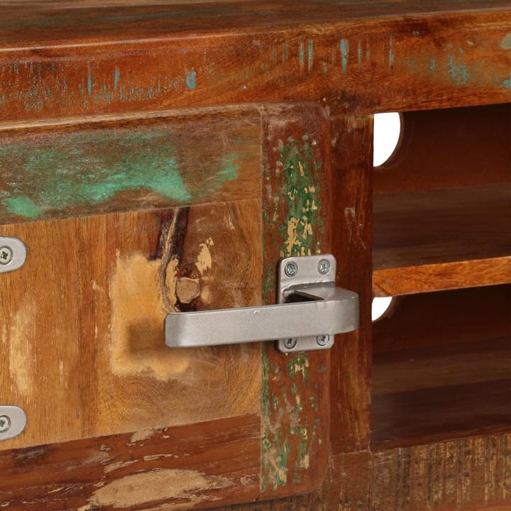Image du produit VidaXL Meuble TV 120x30x36 cm Vieux bois massif,Matériau (120 x 30 x 36 cm)
