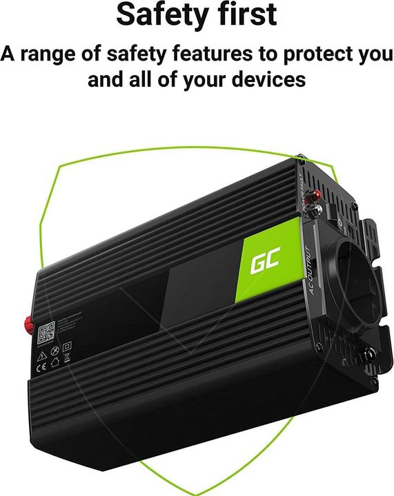 Immagine prodotto GreenCell Tensione auto inverter 12V a 230V 300W 600W