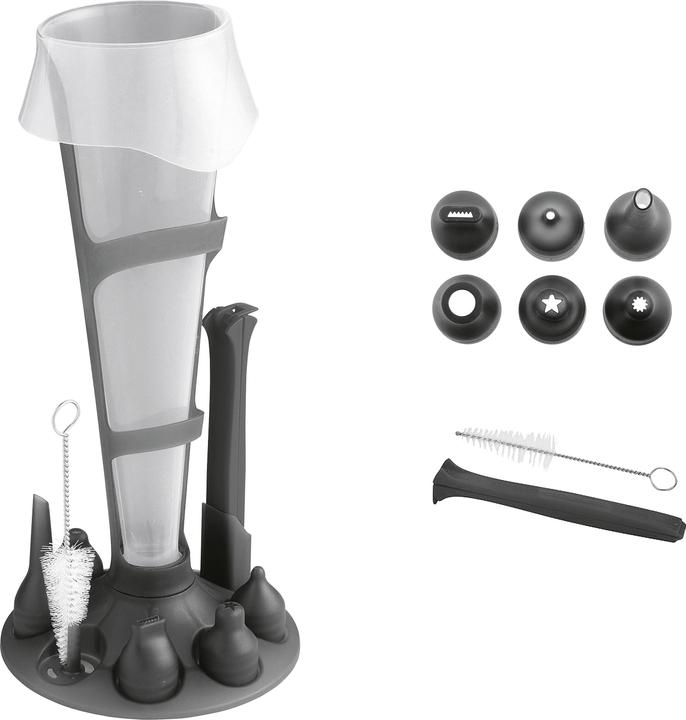 Mastrad Poche à douille 12 pièces (Kit de poches à douille, 1000 ml)